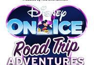 Disney on Ice logo with Road Trip Adventures written on it.